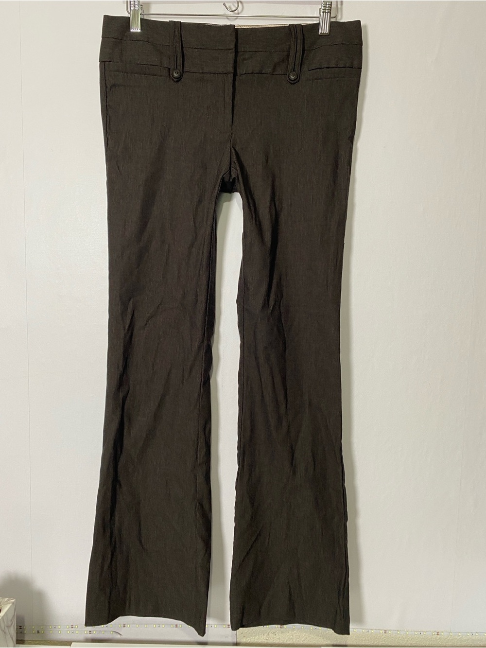 Stoosh Women's Low-waist Trouser Pants Brown 11 Preppy Casual